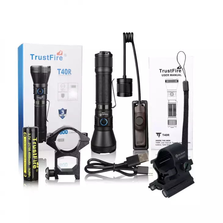 Set Lanterna Trustfire T40R LED PANNON Hunter