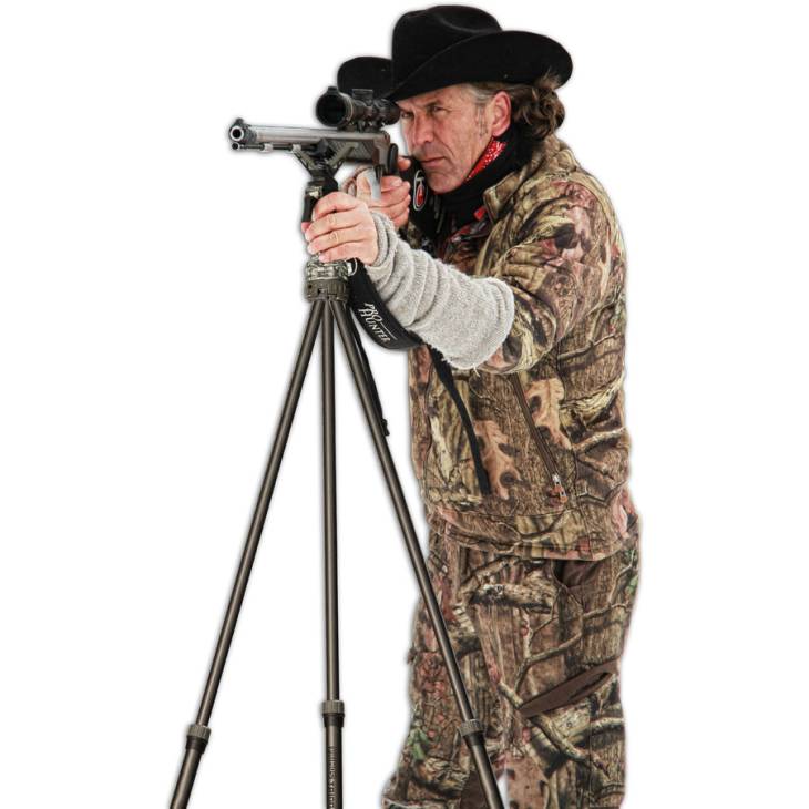 PRIMOS HUNTING TRIPOD TELESCOPIC 61-157CM - imagine 2