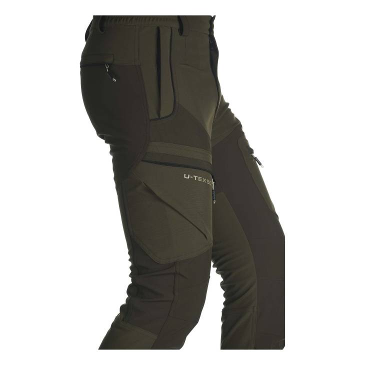 PANTALONI DE VÂNĂTOARE PREDAZZO SOFTSHELL U-TEX - imagine 6