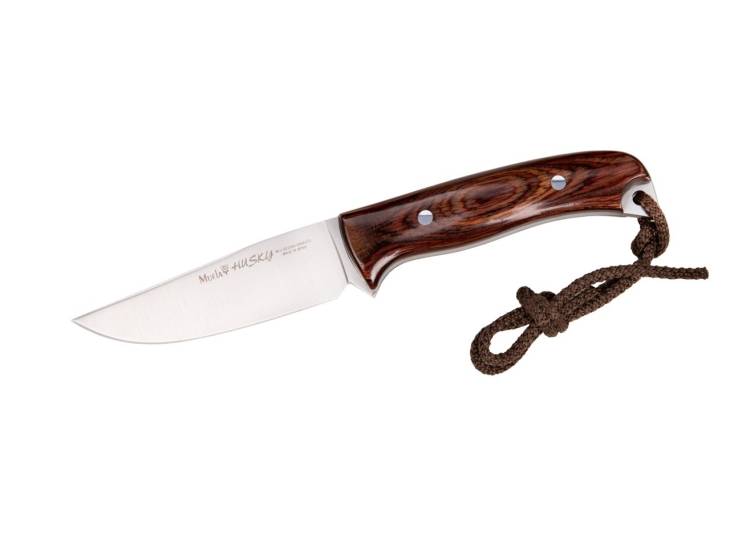 Cutit Outdoor Muela HUSKY-10R,maner lemn presat trandafir, lama 10 cm