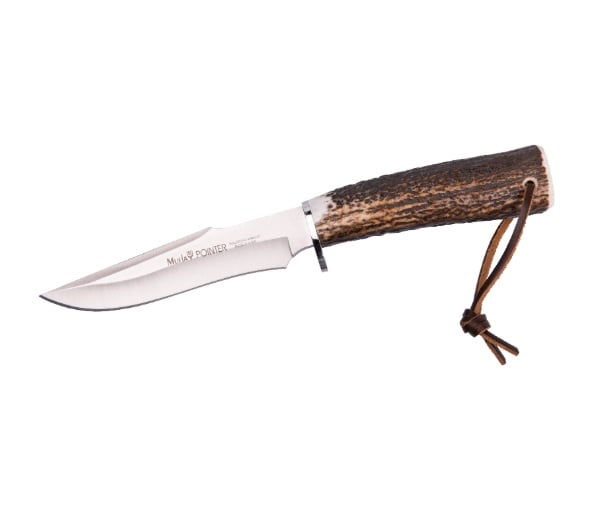 Cutit Outdoor Muela POINTER-13A, maner corn de cerb, lama 13 cm