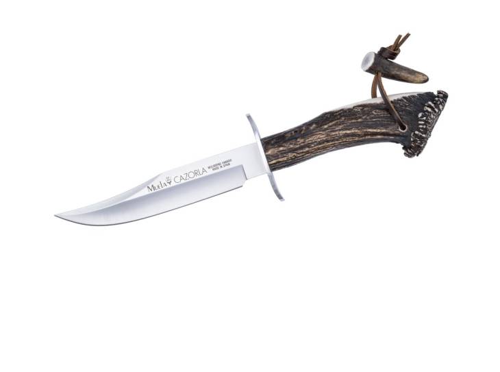 Cutit Vanatoare Muela CAZ-16,maner corn de cerb, lama 16 cm