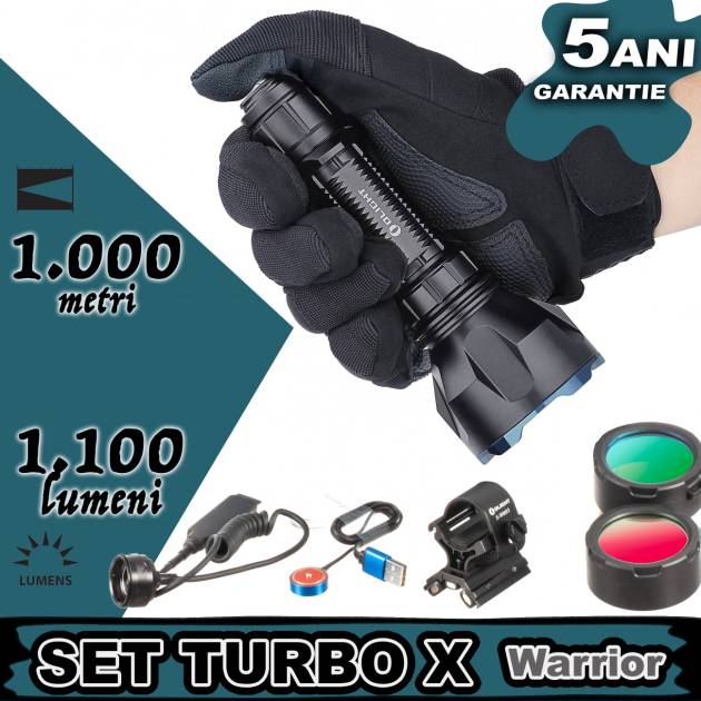 Set lanterna vanatoare Olight SET TURBO X