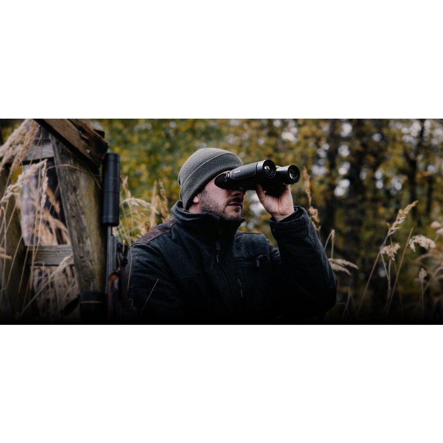 HIKMICRO BINOCLU VEDERE TERMICA HABROK 4K HE25L 2.0 4X 256X192 - imagine 7