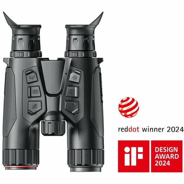 HIKMICRO BINOCLU VEDERE TERMICA HABROK 4K HE25L LRF 5,5-22X60 256X192 64GB