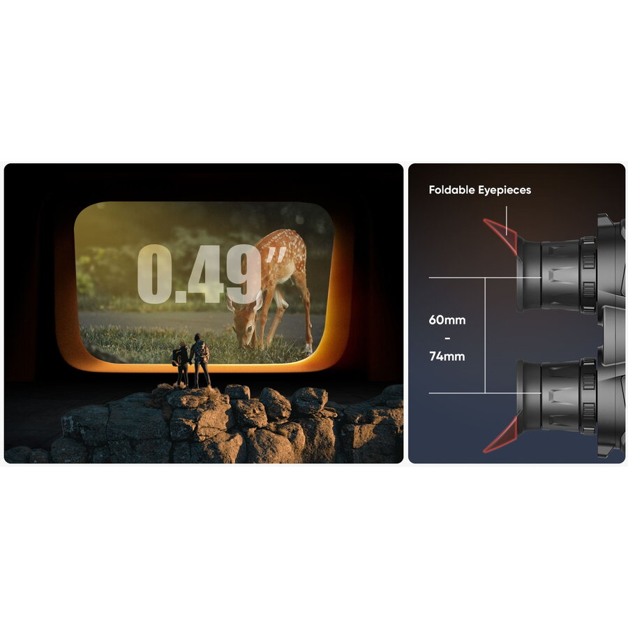 HIKMICRO BINOCLU VEDERE TERMICA HABROK PRO HQ50LN 1920X1080 - imagine 4