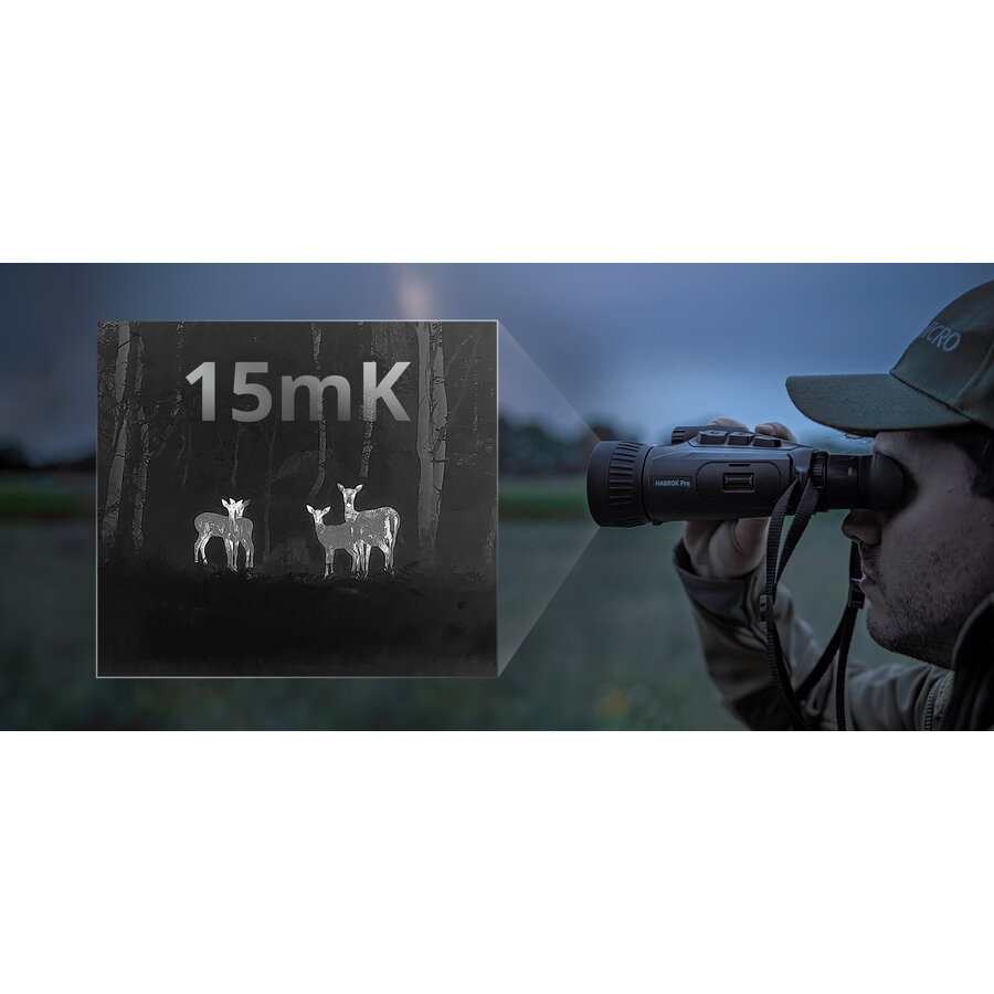 HIKMICRO BINOCLU VEDERE TERMICA HABROK PRO HQ50LN 1920X1080 - imagine 14