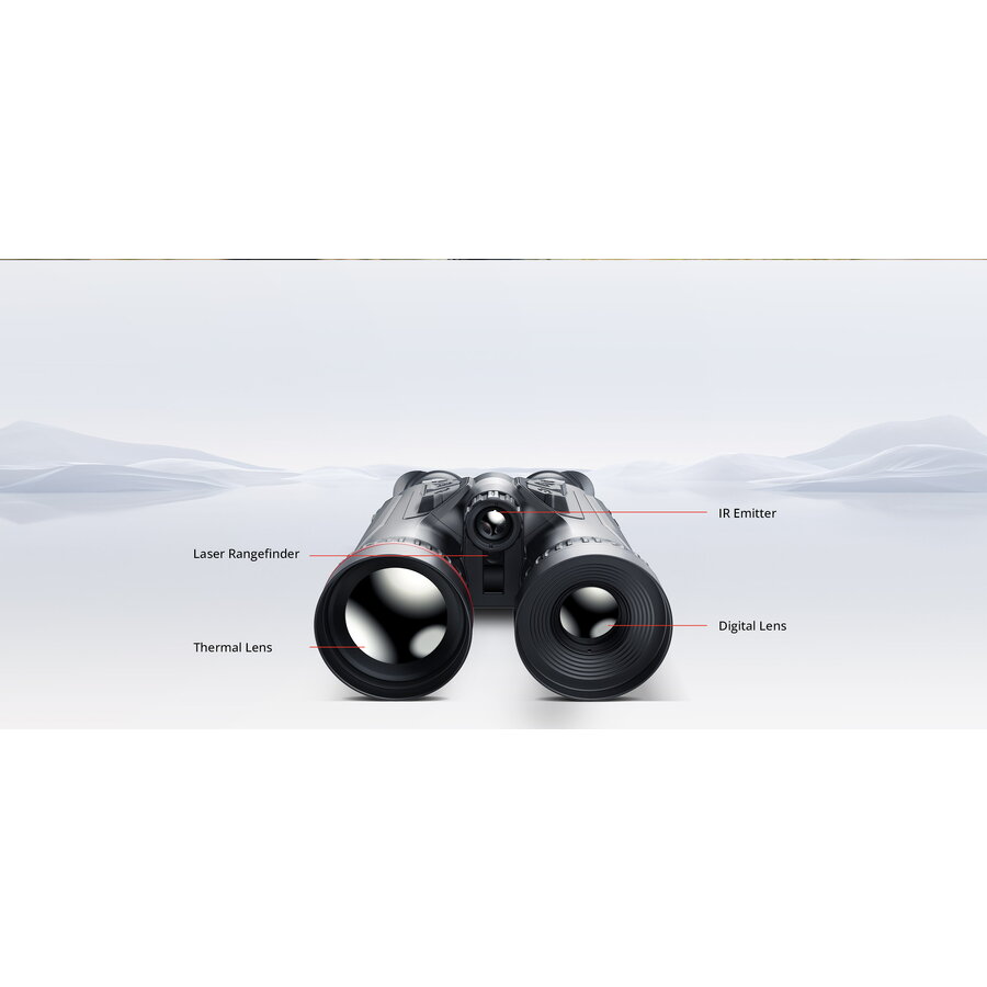 HIKMICRO BINOCLU VEDERE TERMICA HABROK PRO HX60LS 1920X1080 - imagine 2