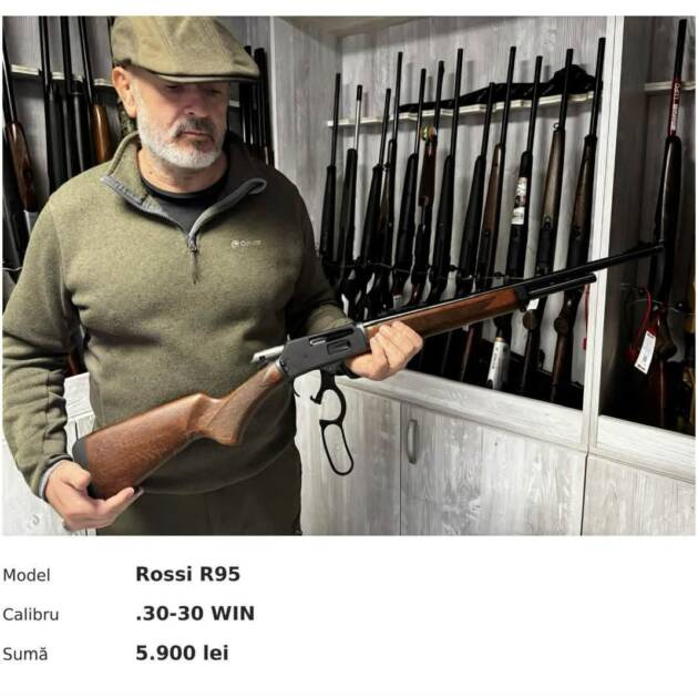 Carabină Rossi R95 Lever Action, cal. .30-30 Winchester