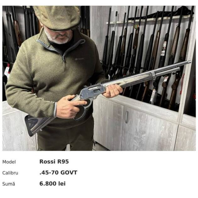 Carabină Rossi R95 Lever Action Laminate, cal. .45-70 Government